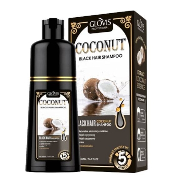 Glovis Coconut Black Hair Shampoo 500ml