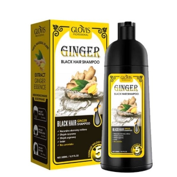 Glovis Ginger Black Hair Shampoo 500ml